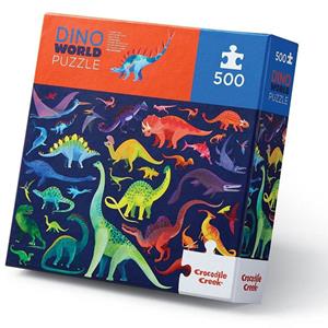 Crocodile Creek puzzel Dino World 500 stukjes