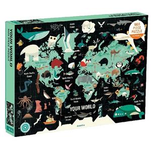 Mudpuppy puzzel Your world 1000 stukjes