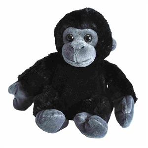 Pluche baby gorilla aap knuffel 18 cm -