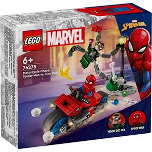 LEGO Super Heroes Marvel 76275 Motorrad-Verfolgungsjagd: Spider-Man vs. Doc Ock