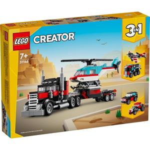 LEGO Creator 31146 Tieflader mit Hubschrauber