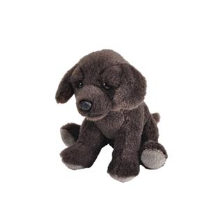 Pluche knuffel Bruine Labrador hond van 13 cm -