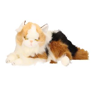 CarlDick Pluche gevlekte katten knuffel 30 cm -