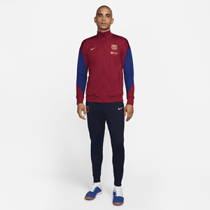 Nike FC Barcelona Strike  Dri-FIT knit voetbaltrainingspak voor heren - Rood