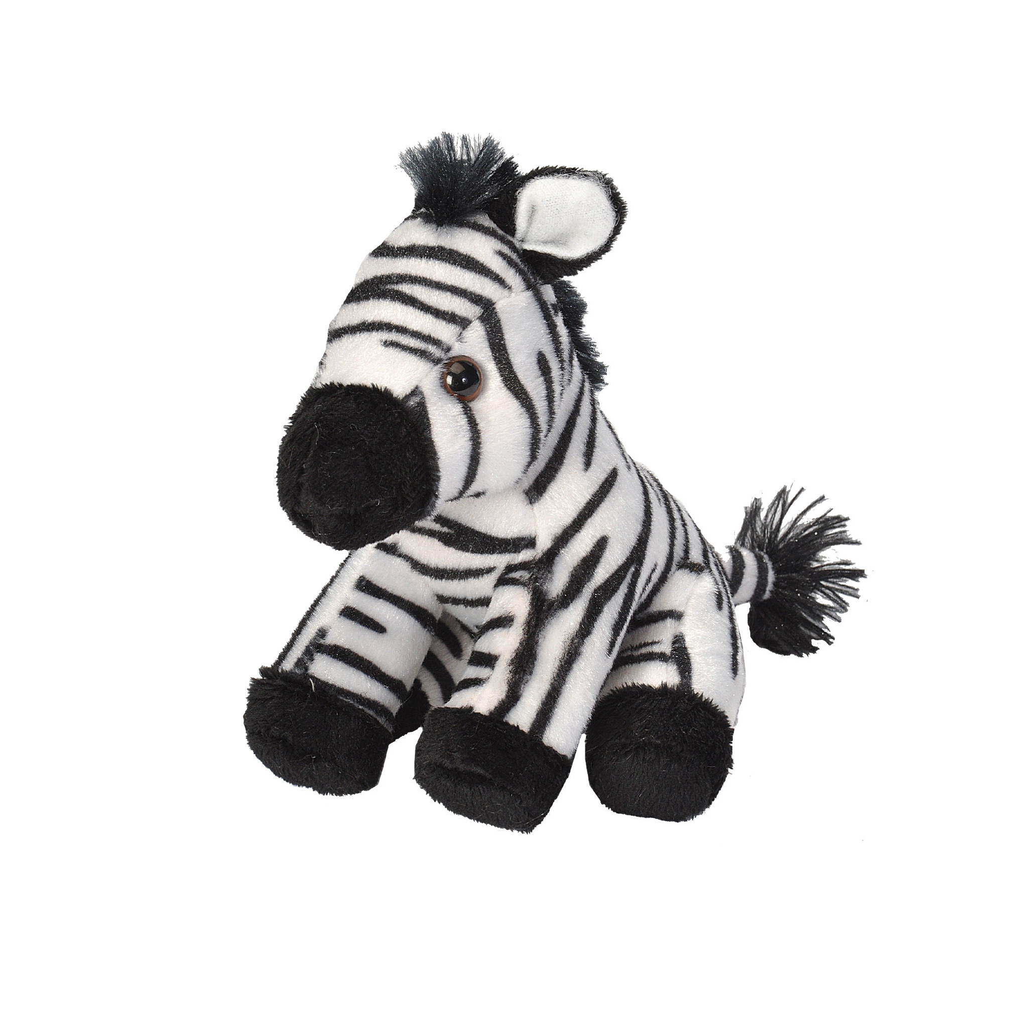 Wild Republic Pluche knuffel Zebra van 13 cm -