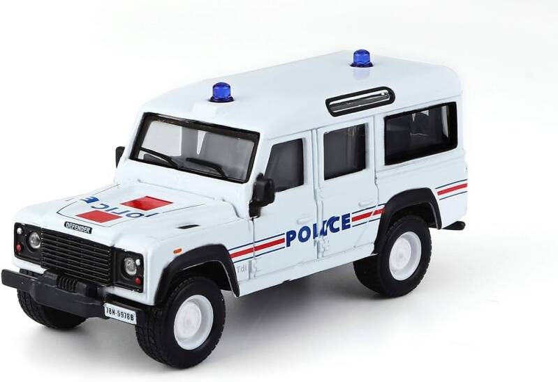 Bburago Land Rover Defender Police