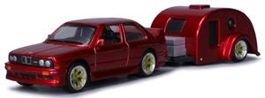 Brinic Modelcars Maisto 1988 BMW M3 E30 met Caravan