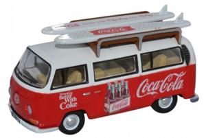 Brinic Modelcars Oxford Volkswagen T2 Coca Cola met surfplanken