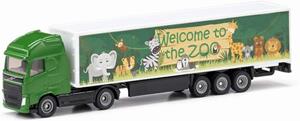 Brinic Modelcars Siku 1627 Volvo vrachtwagen met Zoo trailer