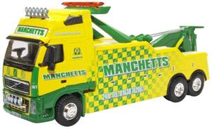 Brinic Modelcars Oxford Volvo FH Boniface wrecker Manchetts