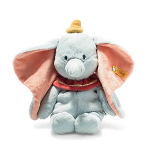 Steiff Disney Soft Cuddly Friends Dumbo lichtblauw, 30 cm