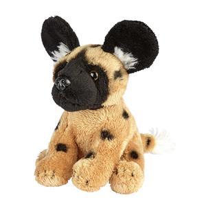 Pluche knuffel dieren Afrikaanse Wilde Hond 15 cm -