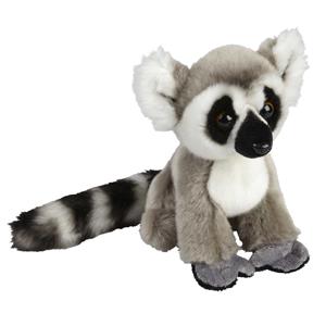 Ravensden Pluche knuffel dieren Ringstaart Maki aap 18 cm -