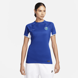 Nike Chelsea FC 2023/24 Stadium Thuis  Dri-FIT voetbalshirt voor dames - Blauw