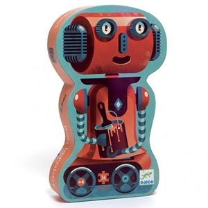 Djeco puzzel Bob de robot 36 stukjes