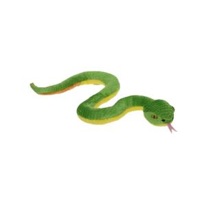 Pluche groene slang knuffel cm -