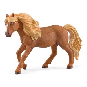 Schleich 13943 - Horse Club, Islandpony Hengst, Pferd, Tierfigur, Höhe: 8,7 cm