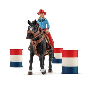 Schleich 42576 Barrel Racing met Cowgirl