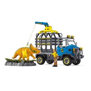 Schleich 42565 - Dinosaurs, Dinosaurier Truck Mission, Dinosaurier-Spielset