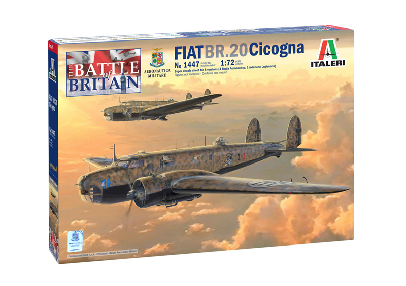 Italeri 1/72 FIAT BR.20 Cicogna Battle of the Britain