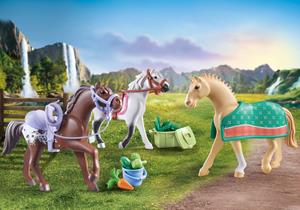 Playmobil Horses of Waterfall 3 Paarden met Accessoires 71356