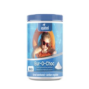 Aquatural Eur-O-Choc snelwerkend chloor 1 kg - voor zwembad en spa