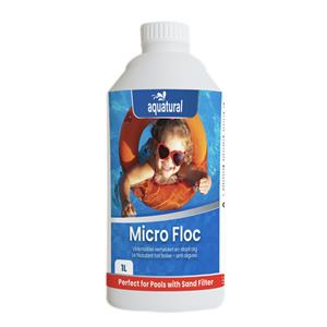 Aquatural Micro Floc 1 liter - vlokmiddel voor helder en schoon zwembadwater