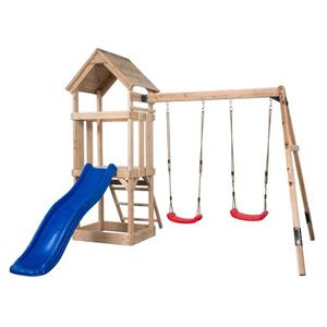 Swing King Swingking Speeltoestel Noa Met Glijbaan Blauw 265cmx280x234cm