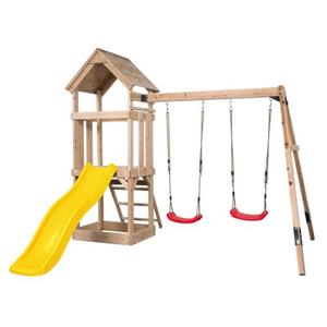 Swing King Swingking Speeltoestel Noa Met Glijbaan Geel 265cmx280x234cm