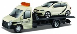 Brinic Modelcars Bburago Autotransporter met Volkswagen Polo GTI Mark 5