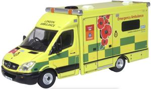 Brinic Modelcars Oxford Mercedes Sprinter London Ambulance