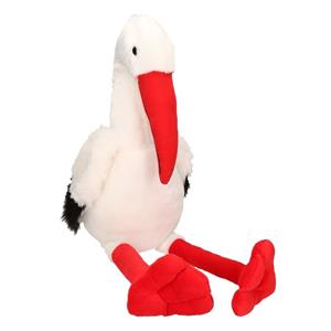 Grote pluche ooievaar knuffeldier cm -