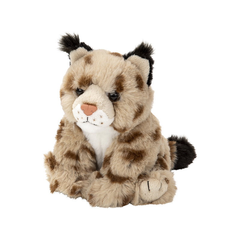 Pluche Lynx puppy knuffel van 14 cm -