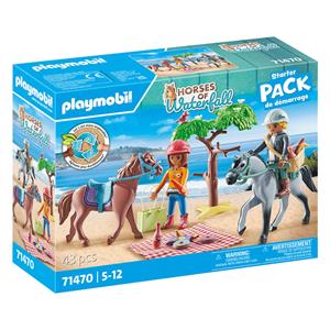 PLAYMOBIL 71470 Reitausflug an den Strand mit Amelia und Ben