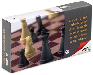 Cayro Magnetische Schaak en Dam Set (Klein)