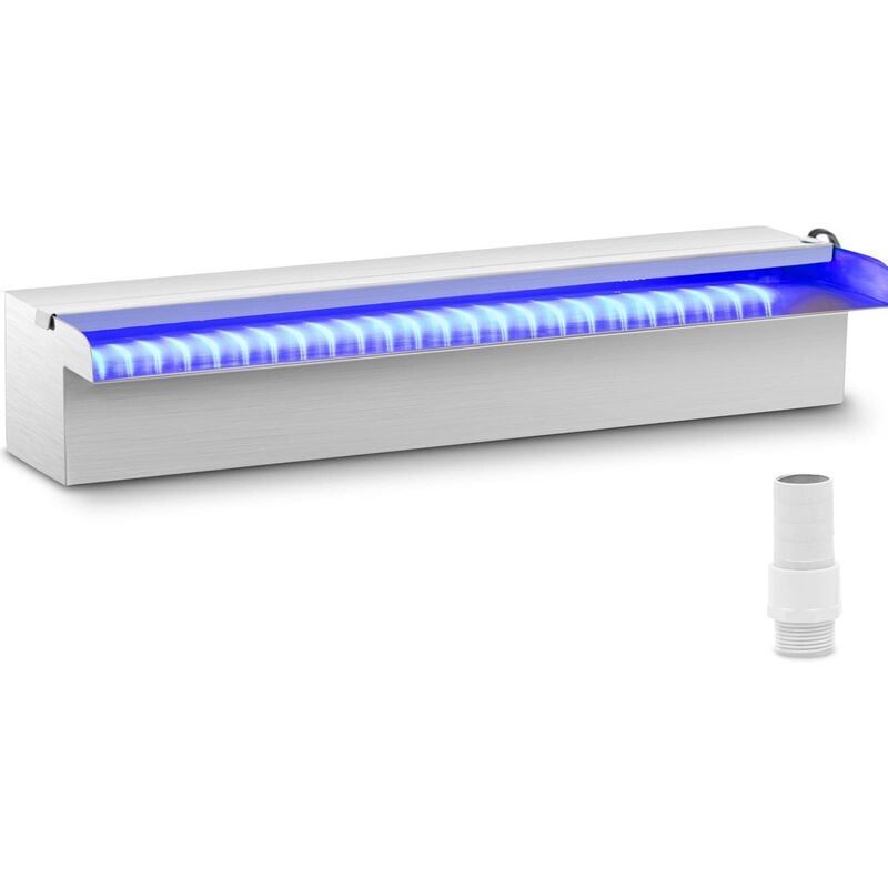 Uniprodo Overstromingsdouche - 45 cm - LED verlichting - Blauw / Wit