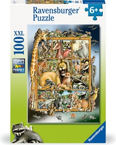 Ravensburger Dieren Collage Puzzel (100 XXL stukjes)