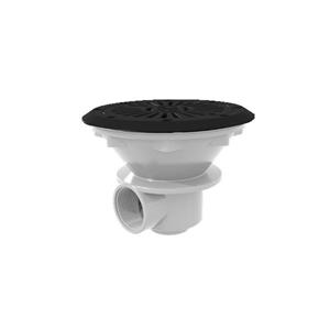 Bodemafvoer ABS 210mm 1½ - voor foliebaden, Antraciet