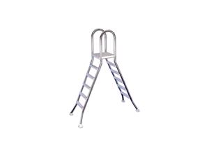 Interline Tweezijdige rvs Trap 2X5 treden 132 cm