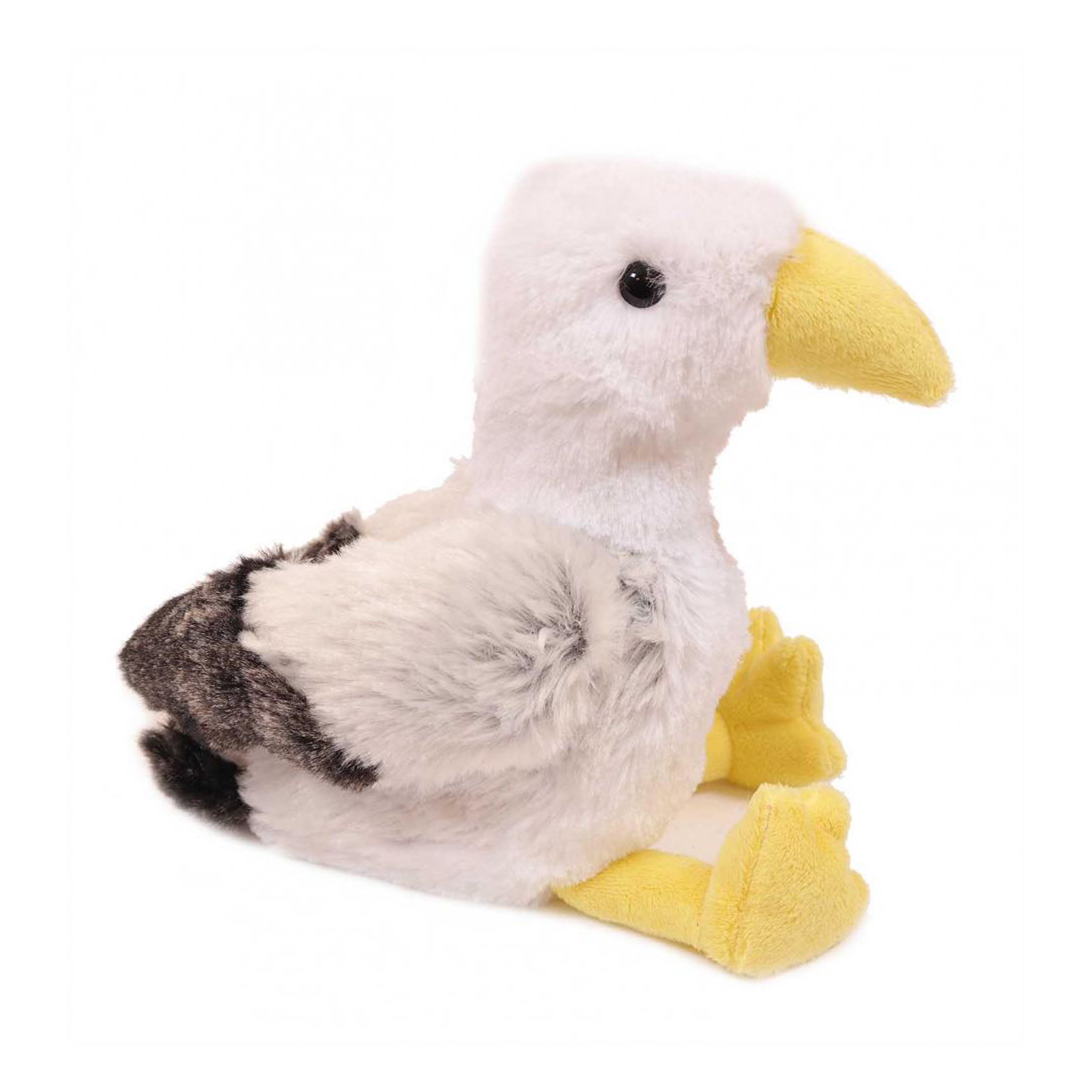 PIA Soft Toys Knuffeldier Meeuw - zachte pluche stof - premium kwaliteit knuffels - Vogels - 20 cm -