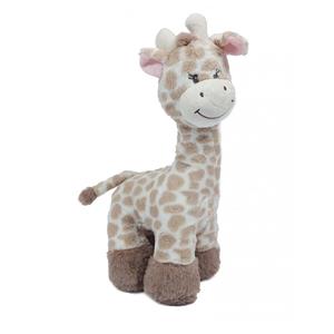 Knuffeldier Giraffe - zachte pluche stof - lichtbruin - kwaliteit knuffels - cm - liggend -