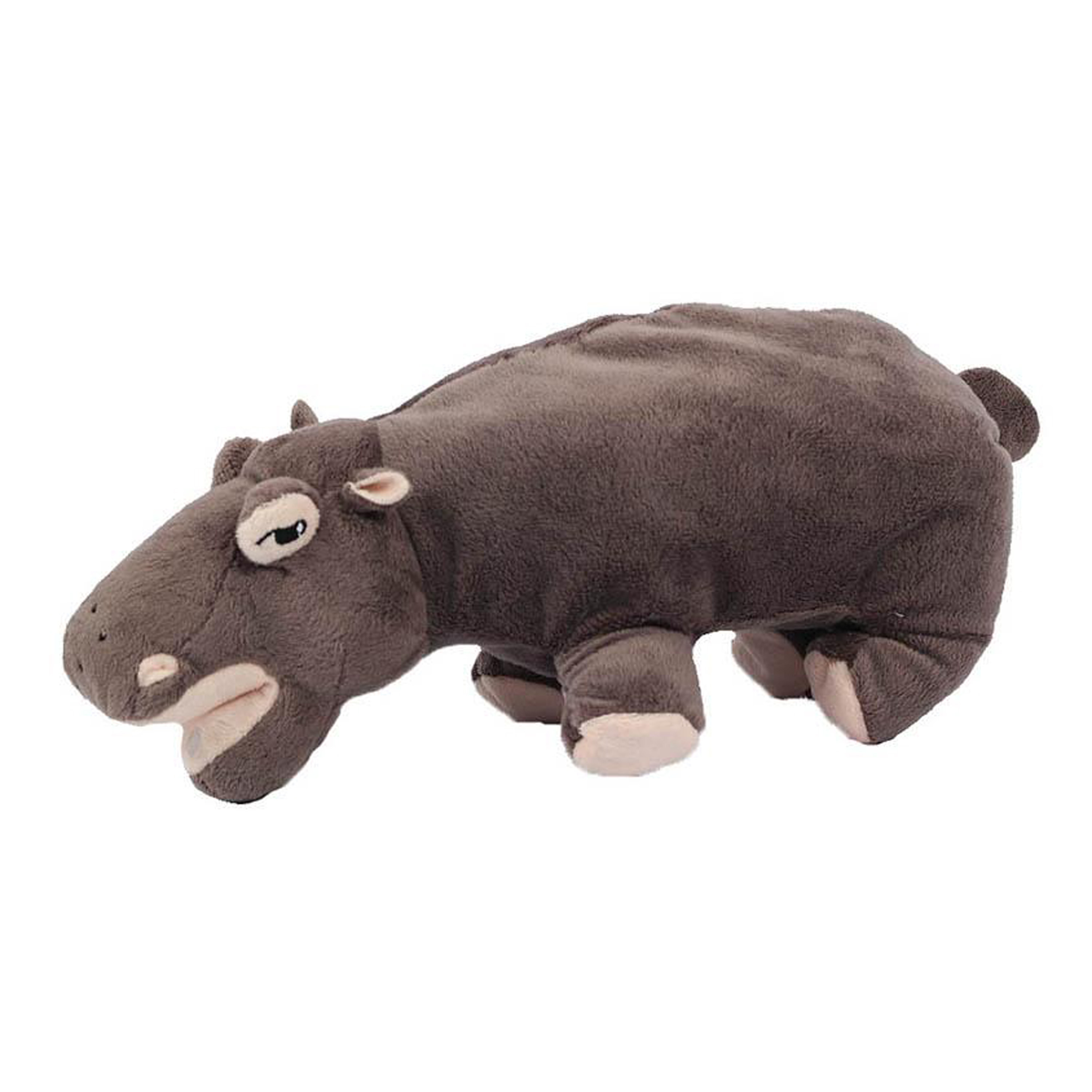 PIA Soft Toys Knuffeldier Nijlpaard - zachte pluche stof - premium kwaliteit knuffels - grijs - 29 cm -