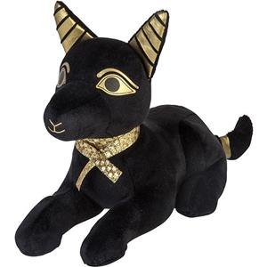 Nature Planet Pluche zwarte anubis knuffel 20 cm baby speelgoed -