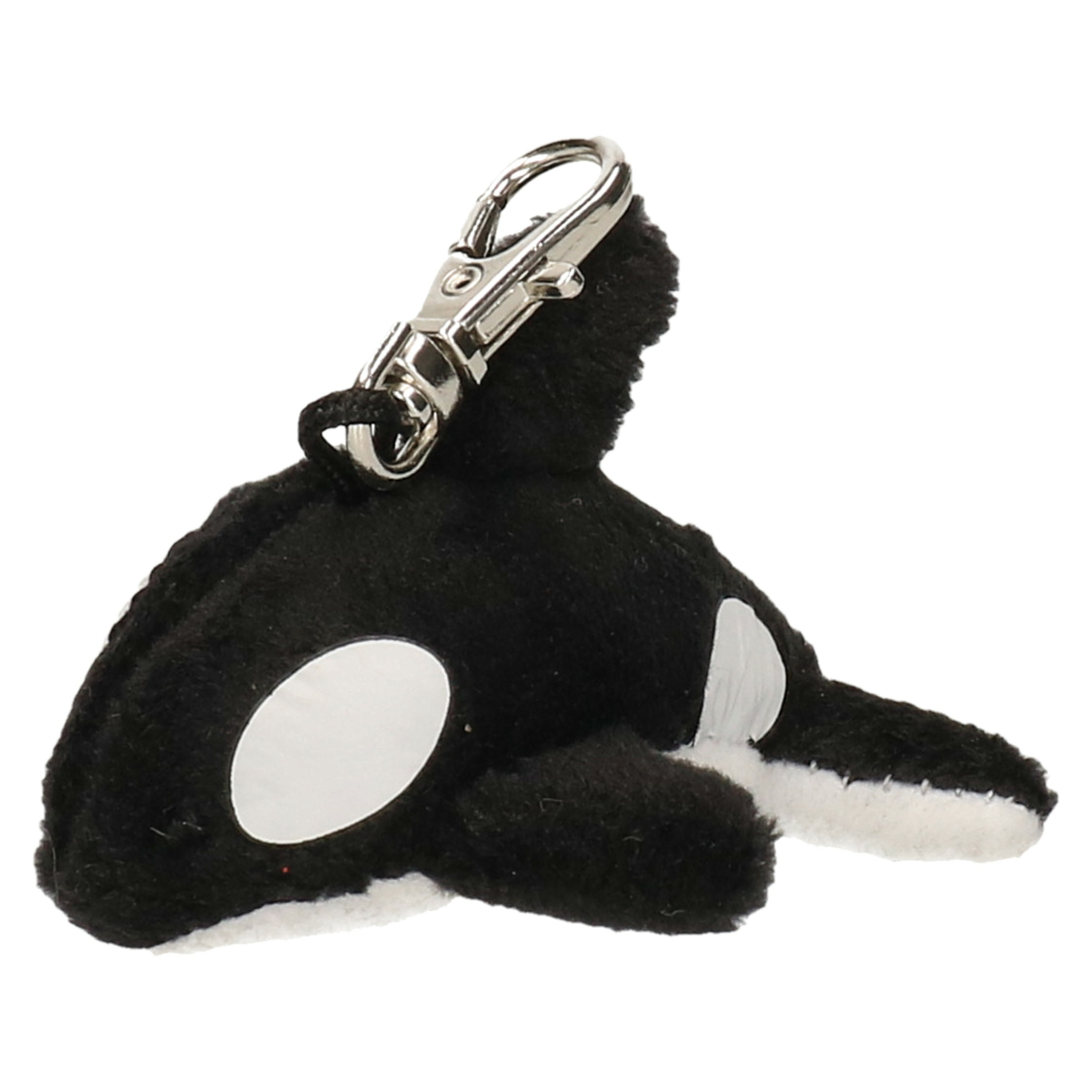 Pluche orka knuffel sleutelhanger 6 cm -