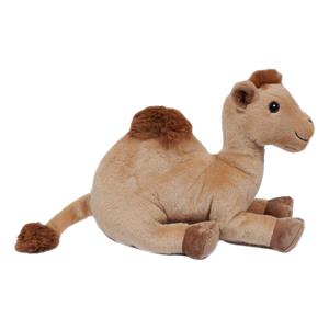 PIA Soft Toys Knuffeldier Dromedaris - zachte pluche stof - premium kwaliteit knuffels - lichtbruin - 26 cm -