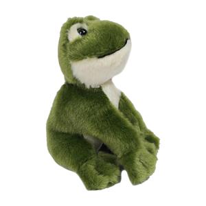 Knuffeldier Groene Kikker - zachte pluche stof - premium kwaliteit knuffels - groen - 12 cm -