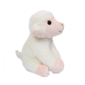 Knuffeldier Schaap/lammetje - zachte pluche stof - premium kwaliteit knuffels - wit - 12 cm -