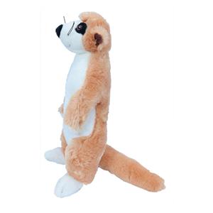 Knuffeldier Stokstaartje - zachte pluche stof - beige - premium kwaliteit knuffels - 20 cm -
