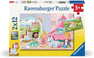 Prince & Princess Puzzel (2x12 stukjes)