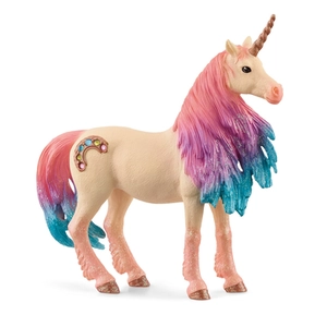 Schleich 70723 - Bayala, Marshmallow Einhorn Stute, Tierfigur, Höhe: 12,5 cm